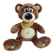 Мягкая игрушка-сказочник 'Я расскажу тебе 4 сказки и спою колыбельную - Бурый Медвежонок', 25 см, в подарочной упаковке, Plush Apple [GT7594]