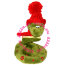Мягкая игрушка 'Змей Питоша зелёный в красном', 14 см, Orange Exclusive [ОS034/14] - os034-red.lillu.rump.jpg