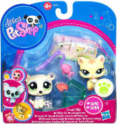 Призовые зверюшки 2011 - Белый Медведь и Кошка, Littlest Pet Shop Collector Pets [25874]