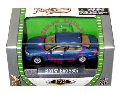 Модель автомобиля BMW E60 530i 1:72, синий металлик, в пластмассовой коробке, Yat Ming [73000-33] Модель автомобиля BMW E60 530i 1:72, синий металлик, в пластмассовой коробке, Yat Ming [73000-33]