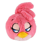 Мягкая игрушка 'Злая птичка Стелла' (Angry Birds Stella), 12 см, со звуком, Commonwealth Toys [90794-ST]