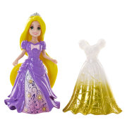 Мини-кукла 'Рапунцель', 9 см, с дополнительным платьем, из серии 'Принцессы Диснея', Mattel [CHD30]