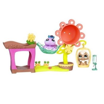 Игровой набор 'Развлечения в саду' с Кроликом и сверкающим Паучком, Littlest Pet Shop, Hasbro [32360] Игровой набор 'Развлечения в саду' с Кроликом и сверкающим Паучком, Littlest Pet Shop, Hasbro [32360]