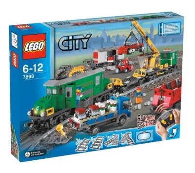 Конструктор &quot;Товарный поезд&quot;, серия Lego City [7898] Конструктор "Товарный поезд", серия Lego City