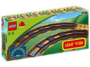 Конструктор "Закруглённые рельсы", серия Lego Duplo [2735]