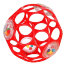 * Мяч с погремушкой (Rattle), красный, 9 см, Oball [81031-2] - 81031-2a.jpg