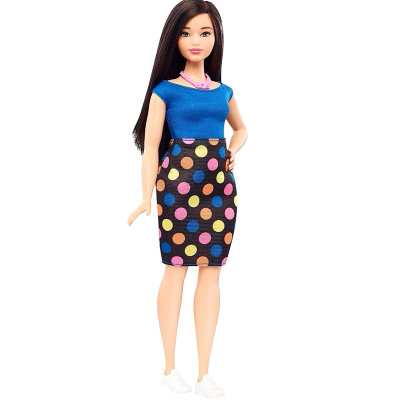 Кукла Барби, пышная (Curvy), из серии &#039;Мода&#039; (Fashionistas), Barbie, Mattel [DVX73] Кукла Барби, пышная (Curvy), из серии 'Мода' (Fashionistas), Barbie, Mattel [DVX73]