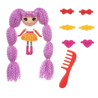 Мини-кукла &#039;Peanut Big Top&#039;, 7 см, серия &#039;Волосы-нити&#039;, Mini Lalaloopsy Loopy Hair [522140-3] Мини-кукла 'Peanut Big Top', 7 см, серия 'Волосы-нити', Mini Lalaloopsy Loopy Hair [522140-3]