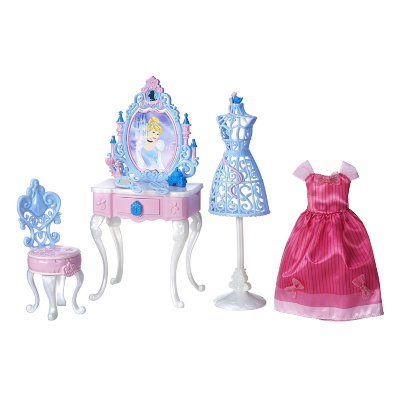 Игровой набор &#039;Туалетный столик Золушки&#039; (Cinderella&#039;s Enchanted Vanity Set), для кукол 28 см, &#039;Принцессы Диснея&#039;, Hasbro [B5311] Игровой набор 'Туалетный столик Золушки' (Cinderella's Enchanted Vanity Set), для кукол 28 см, 'Принцессы Диснея', Hasbro [B5311]