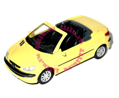Модель автомобиля Peugeot 206 1:43, Cararama [255S-01] Модель автомобиля Peugeot 206 1:43, Cararama [255S-01]