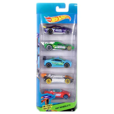 Подарочный набор из 5 машинок 'HW Track Builder', Hot Wheels, Mattel [BFB27] Подарочный набор из 5 машинок 'HW Track Builder', Hot Wheels, Mattel [BFB27]