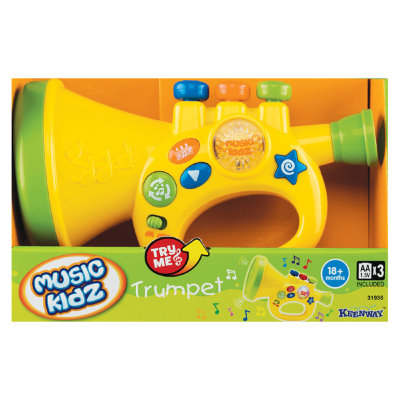 * Музыкальная игрушка 'Труба', из серии Music Kidz, Keenway [31936] Музыкальная игрушка 'Саксофон' (Saxophone), из серии Music Kidz, Keenway [31935]