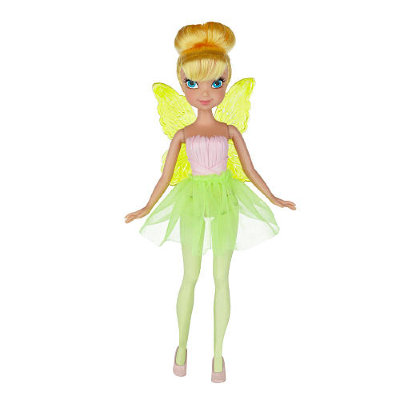 Кукла фея Tinker Bell (Динь-динь), 23 см, из серии &#039;Балерины&#039;, Disney Fairies, Jakks Pacific [40422] Кукла фея Tinker Bell (Динь-динь), 23 см, из серии 'Балерины', Disney Fairies, Jakks Pacific [40422]