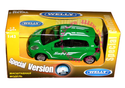Модель автомобиля Toyota Yaris, 1:43, серия 'Уличные гонки', Welly [44000S-W-08] Модель автомобиля Toyota Yaris, 1:43, серия 'Уличные гонки', Welly [44000S-W-08]