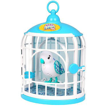 Игрушка 'Птичка Певун Сэмми в клетке', белая, электронная, Little Live Pets [28092-2] Игрушка 'Птичка Певун Сэмми в клетке', белая, электронная, Little Live Pets [28092-2]