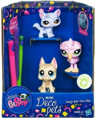 Набор 'Раскрась мини-питомцев' - Собака, Кошка и Фламинго, Littlest Pet Shop, Hasbro [26408] Набор 'Раскрась мини-питомцев' - Собака, Кошка и Фламинго, Littlest Pet Shop, Hasbro [26408]