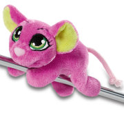 Мягкая игрушка-магнит 'Мышка розовая', 12 см, коллекция 'Влюблённые сердца', NICI [37761]