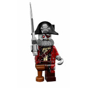 Минифигурка 'Пират-зомби', серия 14 'из мешка', Lego Minifigures [71010-02]