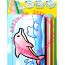 Набор для детского творчества 'Цветной песок - дельфин', Пирамида Открытий [12487-04] - 12487-04.jpg