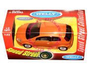 Модель автомобиля Fiat Punto, оранжевый металлик, 1:43, серия 'Speed Street', Welly [44000-11]