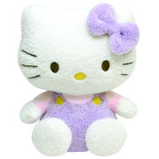 Мягкая игрушка 'Кошечка Hello Kitty в сиреневом комбинезоне', 22 см, TY [32150]