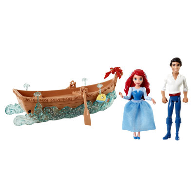 Игровой набор с мини-куклой 'Ариэль и Эрик в лодке' (Ariel and Eric's Boat Ride), из серии 'Принцессы Диснея', Mattel [Y0942] Игровой набор с мини-куклой 'Ариэль и Эрик в лодке' (Ariel and Eric's Boat Ride), из серии 'Принцессы Диснея', Mattel [Y0942]