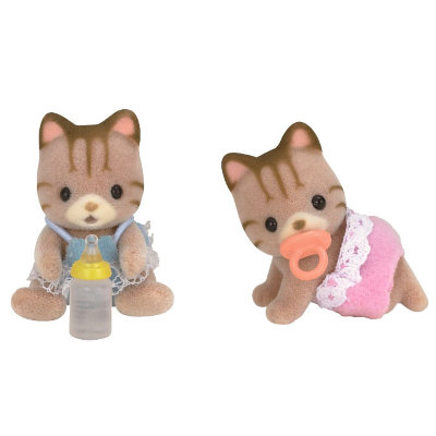 Игровой набор 'Полосатые котята - двойняшки', Sylvanian Families [5188] Игровой набор 'Полосатые котята - двойняшки', Sylvanian Families [5188]