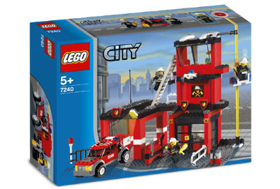 Конструктор &quot;Штаб пожарной команды&quot;, серия Lego City [7240] Конструктор "Штаб пожарной команды", серия Lego City [7240]