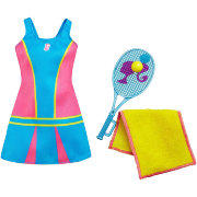 Одежда и аксессуары для Барби 'Теннисистка', из серии 'Я могу стать...', Barbie [DNT95]