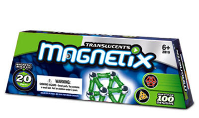 Конструктор магнитный Magnetix - прозрачные элементы, 20 деталей [2819CE] Конструктор магнитный Magnetix - прозрачные элементы, 20 деталей [2819CE]