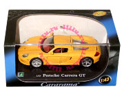 Модель автомобиля Porsche Carrera GT, желтая, в пластмассовой коробке, 1:43, Cararama [143PND-10]