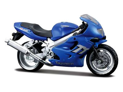 Модель мотоцикла Triumph TT600, 1:18, синяя, Bburago [18-51036] Модель мотоцикла Triumph TT600, 1:18, синяя, Bburago [18-51036]