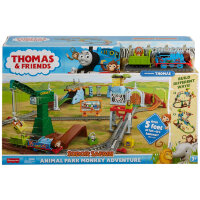 Игровой набор 'Приключения в парке животный с обезьянкой' (Animal Park Monkey Adventure), из серии 'Sodor Safari', Томас и друзья, Thomas&Friends Trackmaster Motorized, Fisher Price [GLK81]