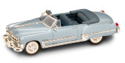 Модель автомобиля Cadillac Coupe de Ville 1949, голубой металлик, 1:43, Yat Ming [94223B]