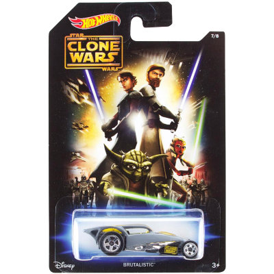 Коллекционная модель автомобиля Brutalistic - Star Wars Clone Wars, Hot Wheels, Mattel [CJY12] Коллекционная модель автомобиля Brutalistic - Star Wars Clone Wars, Hot Wheels, Mattel [CJY12]