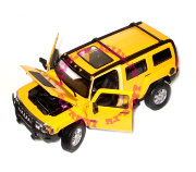 Модель автомобиля Hummer H3 1:24, желтая, Cararama [126BD-1y]