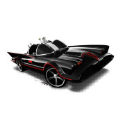 Коллекционная модель автомобиля Classic TV Series Batmobile - HW Imagination 2013, черная, Mattel [X1710]