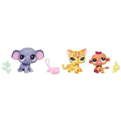 Зверюшки из серии 'Трио 2011' - Обезьяна, Слон и сверкающая Кошка, Littlest Pet Shop [32698] Зверюшки из серии 'Трио 2011' - Обезьяна, Слон и сверкающая Кошка, Littlest Pet Shop [32698]