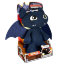 Мягкая игрушка 'Дракон Ночная Фурия Беззубик' (Toothless Night Fury), со звуком, 30 см, из серии 'Как приручить дракона', Spin Master [66556] - 66556-2.jpg