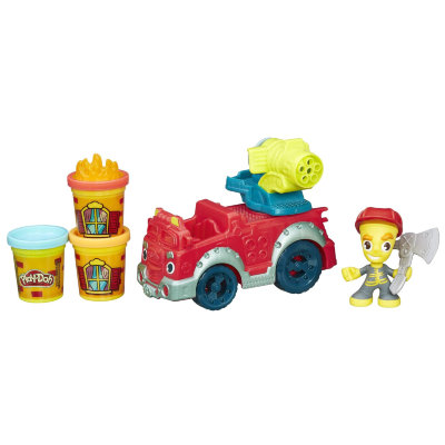 Набор с пластилином 'Пожарная машина' (Fire Truck) из серии 'Город' (Town), Play-Doh, Hasbro [B3416] Набор с пластилином 'Пожарная машина' (Fire Truck) из серии 'Город' (Town), Play-Doh, Hasbro [B3416]