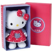 Мягкая игрушка 'Хелло Китти - деревенская' (Hello Kitty), 27 см, в подарочной коробке, Jemini [150961]