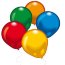 Набор воздушных шариков разных цветов, 50 шт, Everts [45550] - 455500b.jpg
