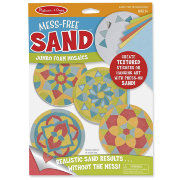 Набор для детского творчества с песком 'Наклейки 'Мозаика', Mess-Free Sand, Melissa&Doug [30044]