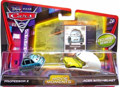 Машинки 'Professor Z и Acer в шлеме', из серии 'Тачки-2', Mattel [W6705] Машинки 'Professor Z и Acer в шлеме', из серии 'Тачки-2', Mattel [W6705]
