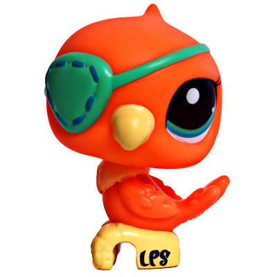 Игрушка 'Петшоп из мешка - Попугай-пират', серия 6, Littlest Pet Shop, Hasbro [38654-2599] Игрушка 'Петшоп из мешка - Попугай-пират', серия 6, Littlest Pet Shop, Hasbro [38654-2599]