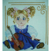 Набор для вышивания 'Кукла со скрипкой', Riolis [802]