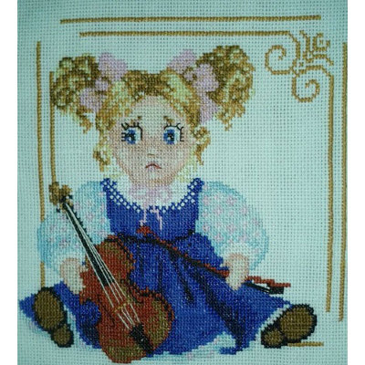 Набор для вышивания &#039;Кукла со скрипкой&#039;, Riolis [802] Набор для вышивания 'Кукла со скрипкой', Riolis [802]