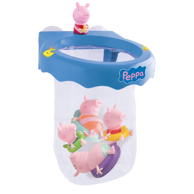 Набор для ванной 'Баскетбол Пеппы', 3 фигурки и корзина, Peppa Pig, IMC [25932/360112] Набор для ванной 'Баскетбол Пеппы', 3 фигурки и корзина, Peppa Pig, IMC [25932/360112]
