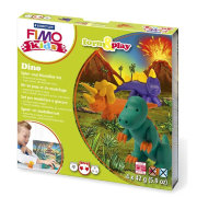Набор для творчества с полимерной глиной 'Дино', FIMO Kids - Form & Play, FIMO [8034-07-LZ]