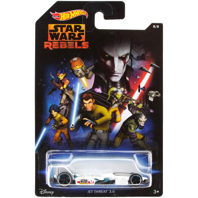 Коллекционная модель автомобиля Jet Threat 3.0- Star Wars Rebels, Hot Wheels, Mattel [CJY10] Коллекционная модель автомобиля Jet Threat 3.0- Star Wars Rebels, Hot Wheels, Mattel [CJY10]
